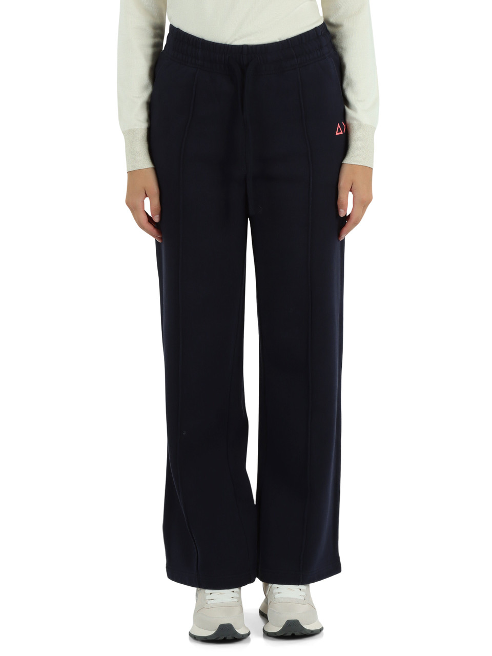 BLU SCURO | Pantaloni sportivi in cotone con stampa logo