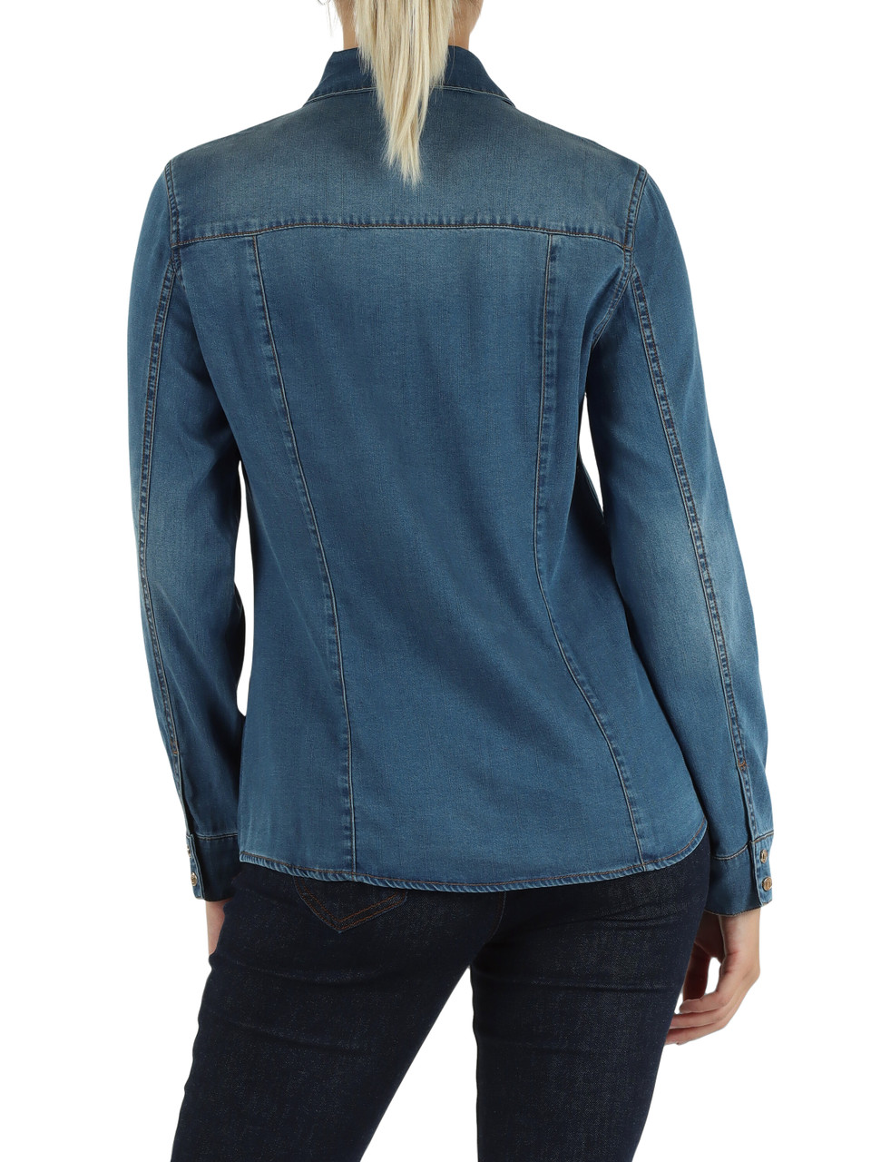 BLU CHIARO | JEANS: Camicia in denim chambray