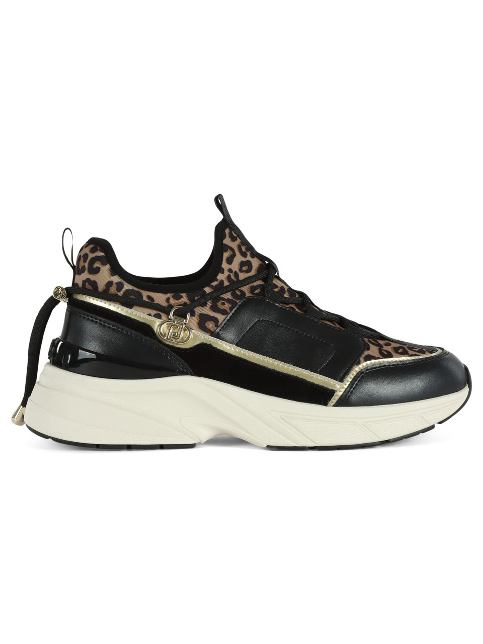 NERO | Sneakers in pelle e tessuto LJ01 02