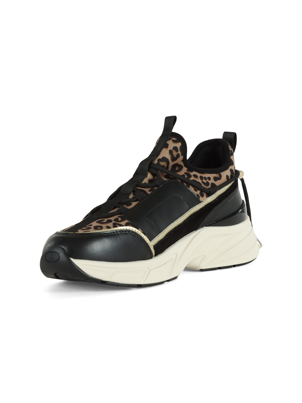 NERO | Sneakers in pelle e tessuto LJ01 02