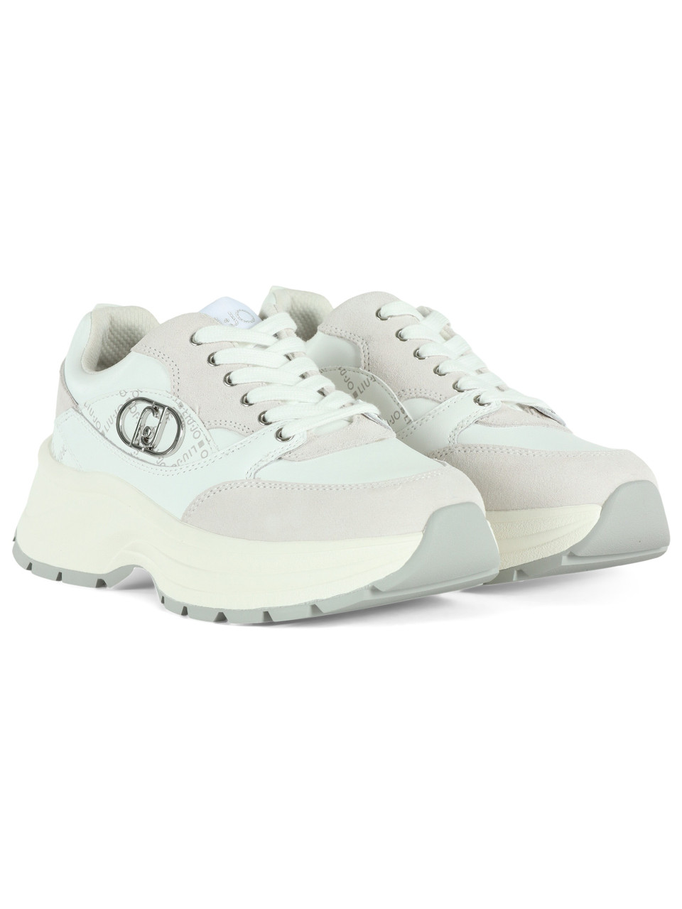 BIANCO | Sneakers in pelle ed ecopelle EVA 06