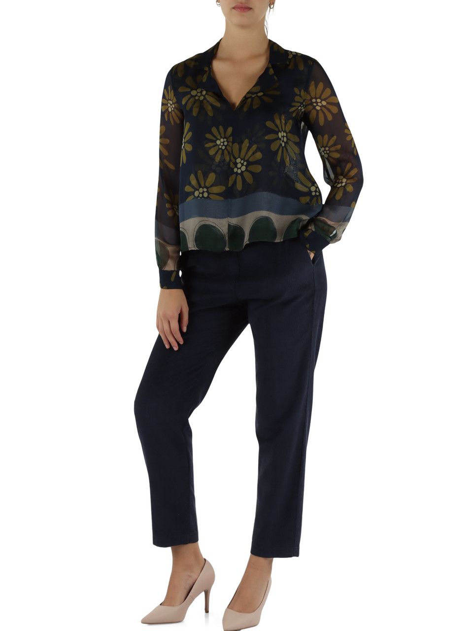 BLU | Blusa in seta e viscosa BLU | Blusa in seta e viscosa