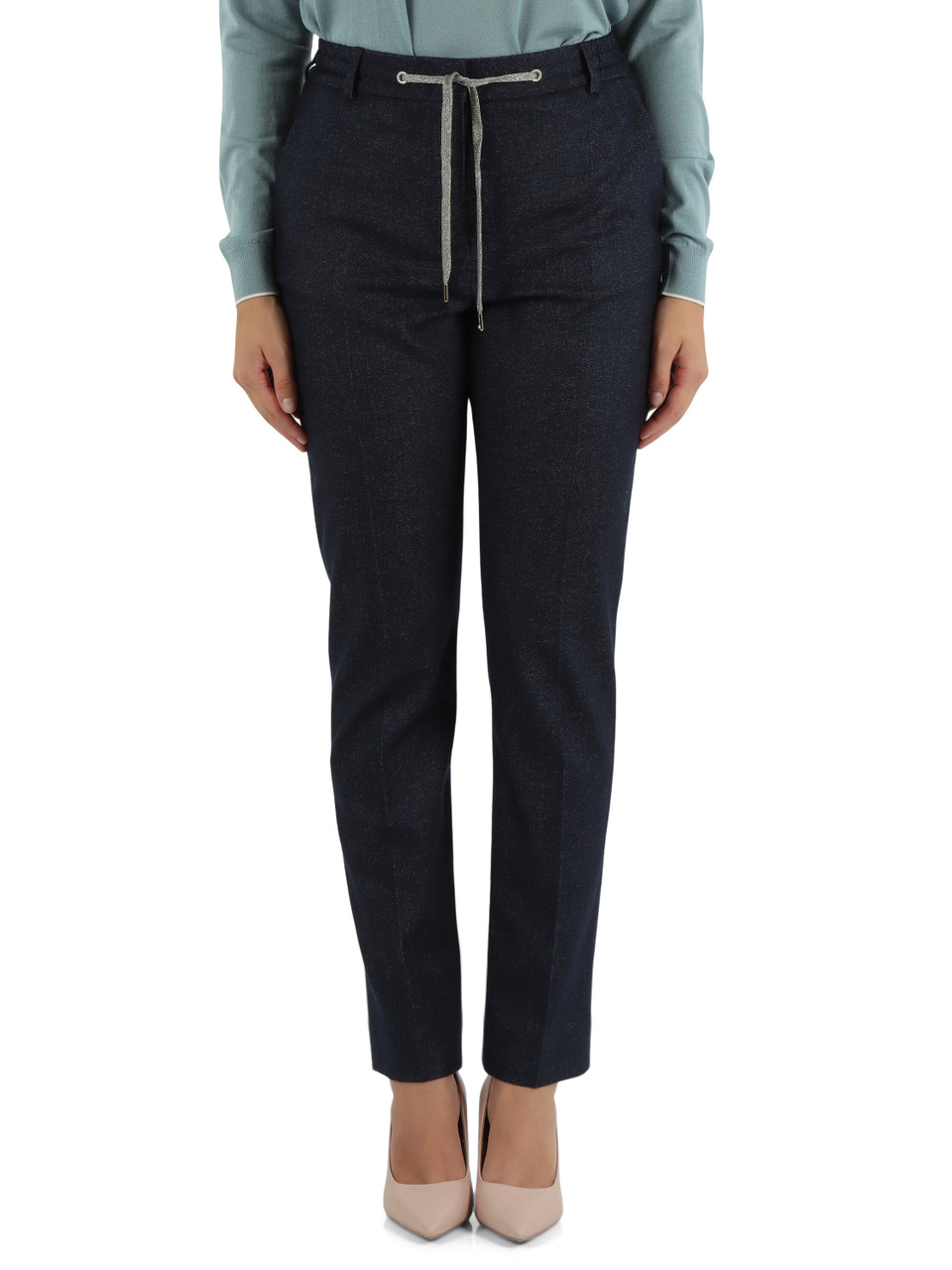 BLU | Pantalone in misto lana, cotone e cashmere