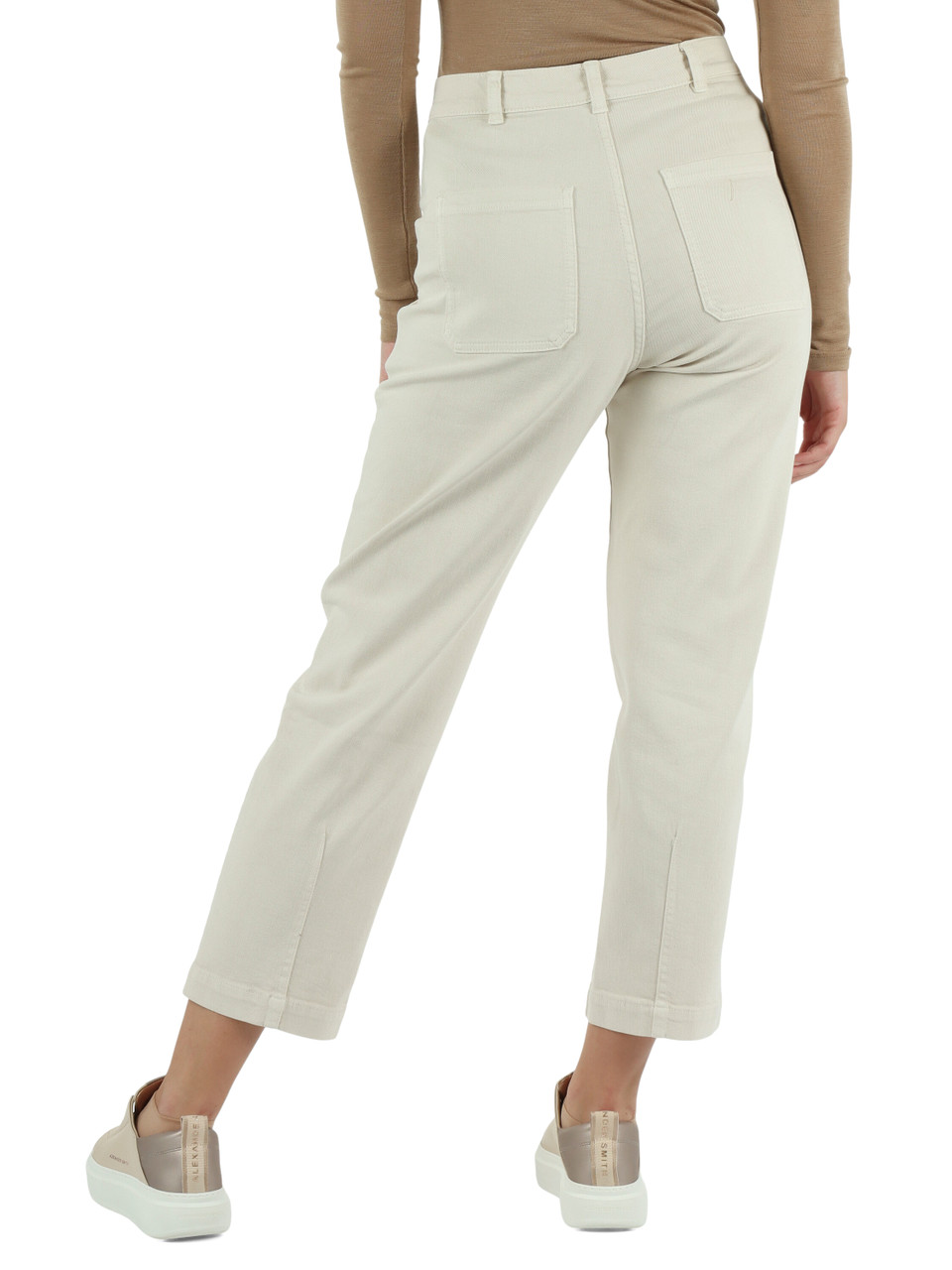 BEIGE | Pantalone quattro tasche in denim four season