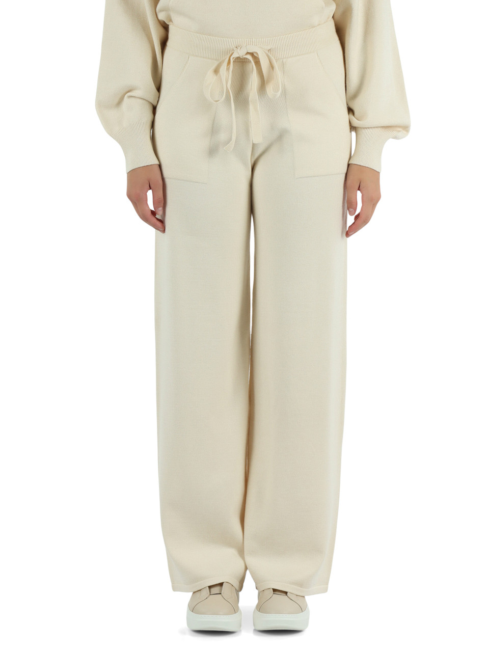 PANNA | Pantalone gamba larga in misto viscosa