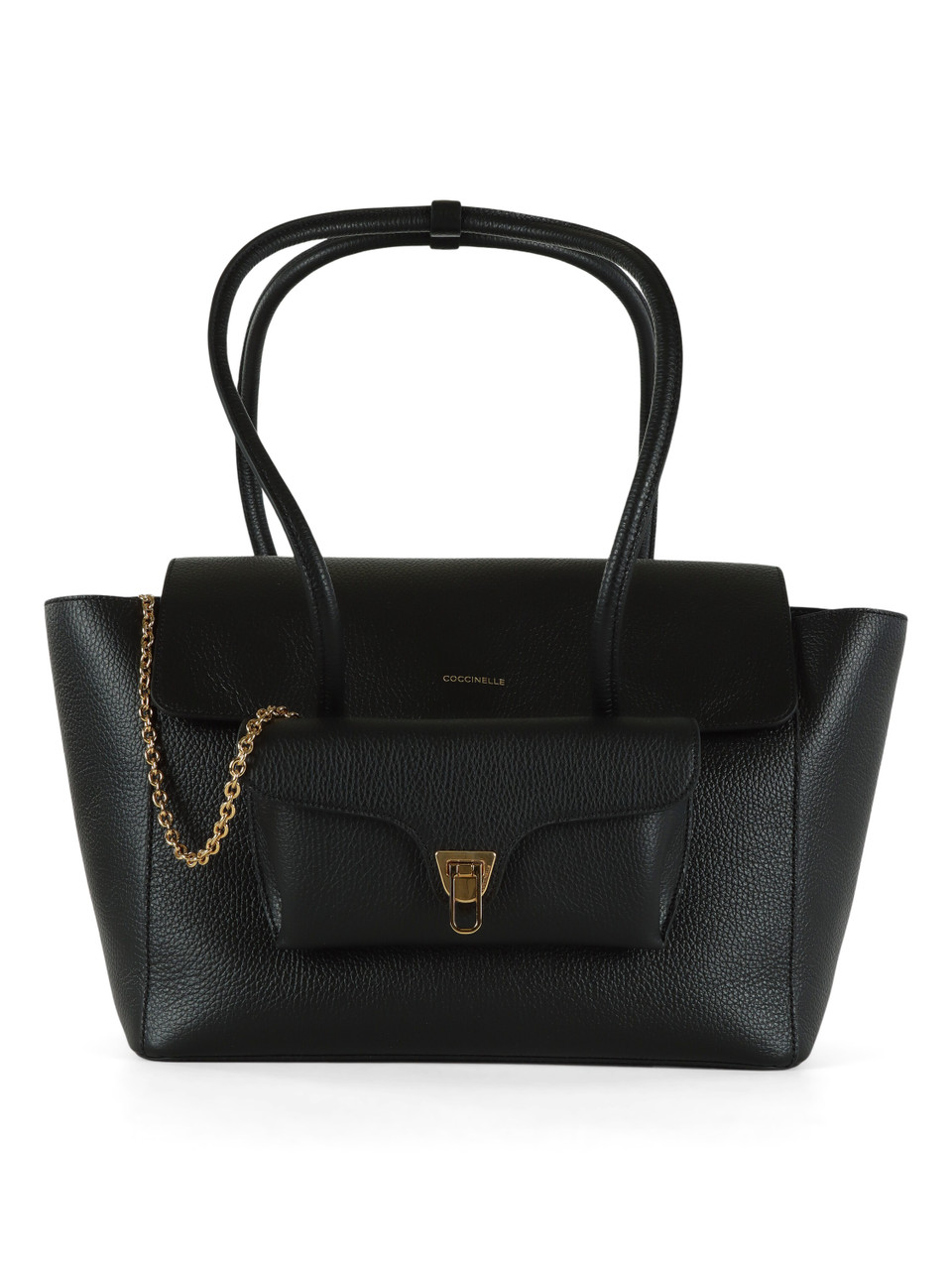 NERO | Borsa a spalla COCCINELLE DOUBLE BEAT Large