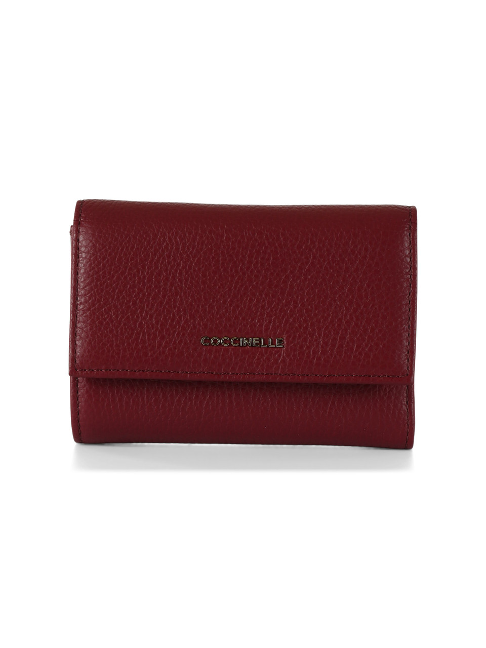 BORDEAUX | Portafoglio in pelle martellata METALLIC SOFT BORDEAUX | Portafoglio in pelle martellata METALLIC SOFT