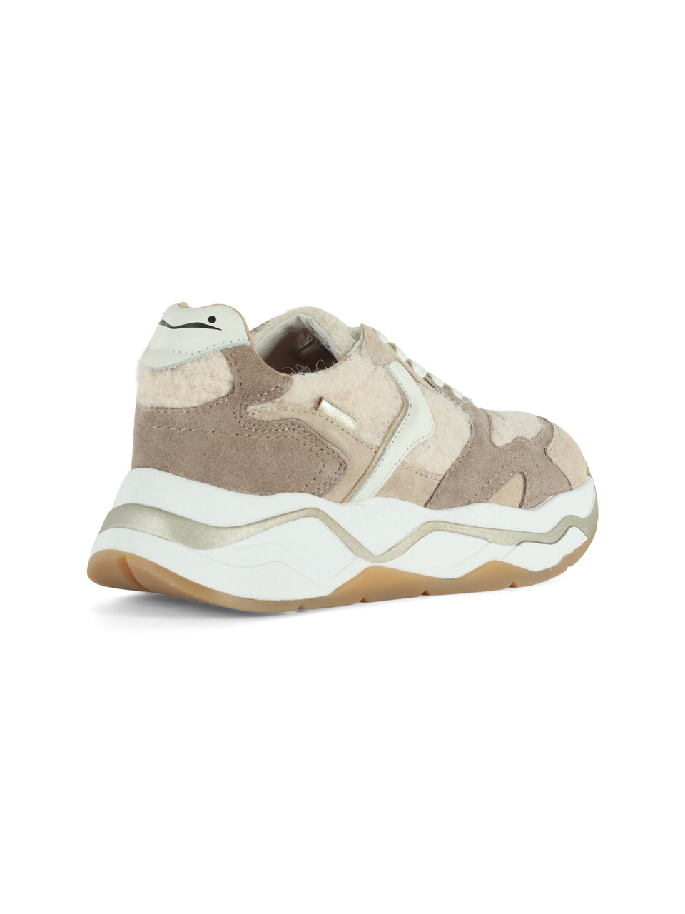 BEIGE | Sneakers in suede e lana CLUB 119