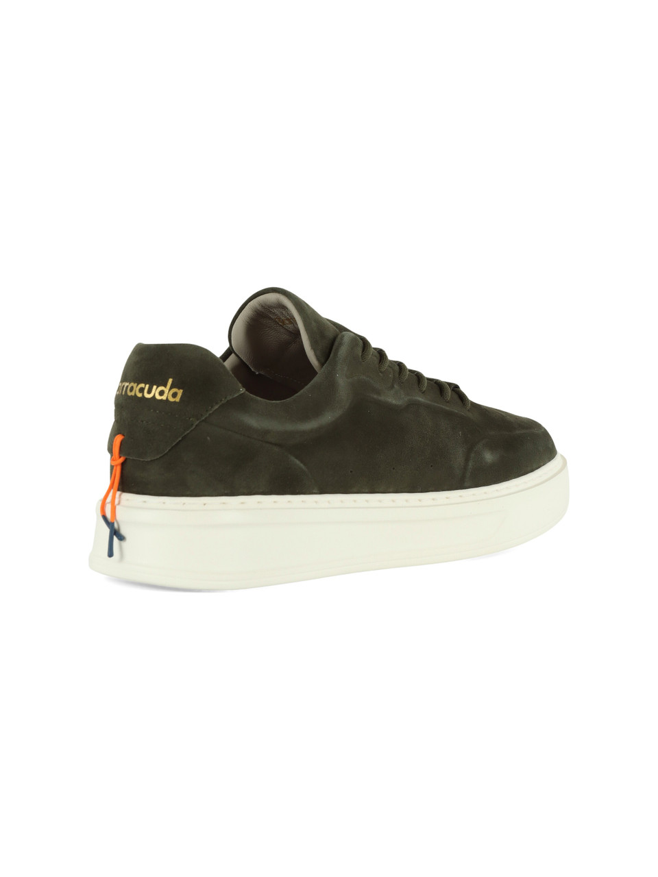 VERDE | Sneakers in pelle con scritta logo