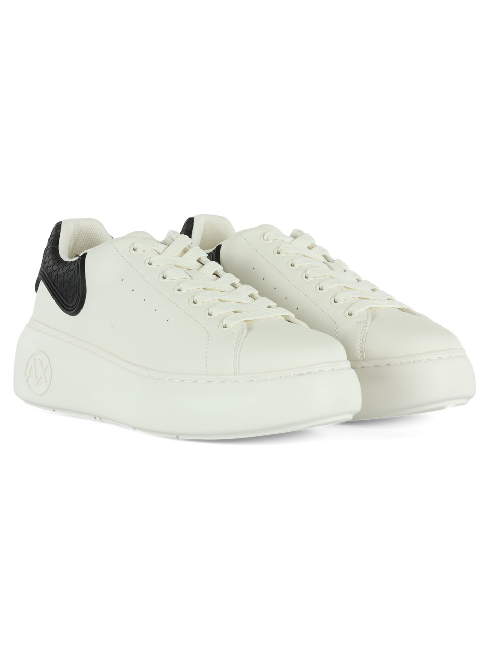 OFF WHITE | Sneakers in ecopelle con inserto stampa logo