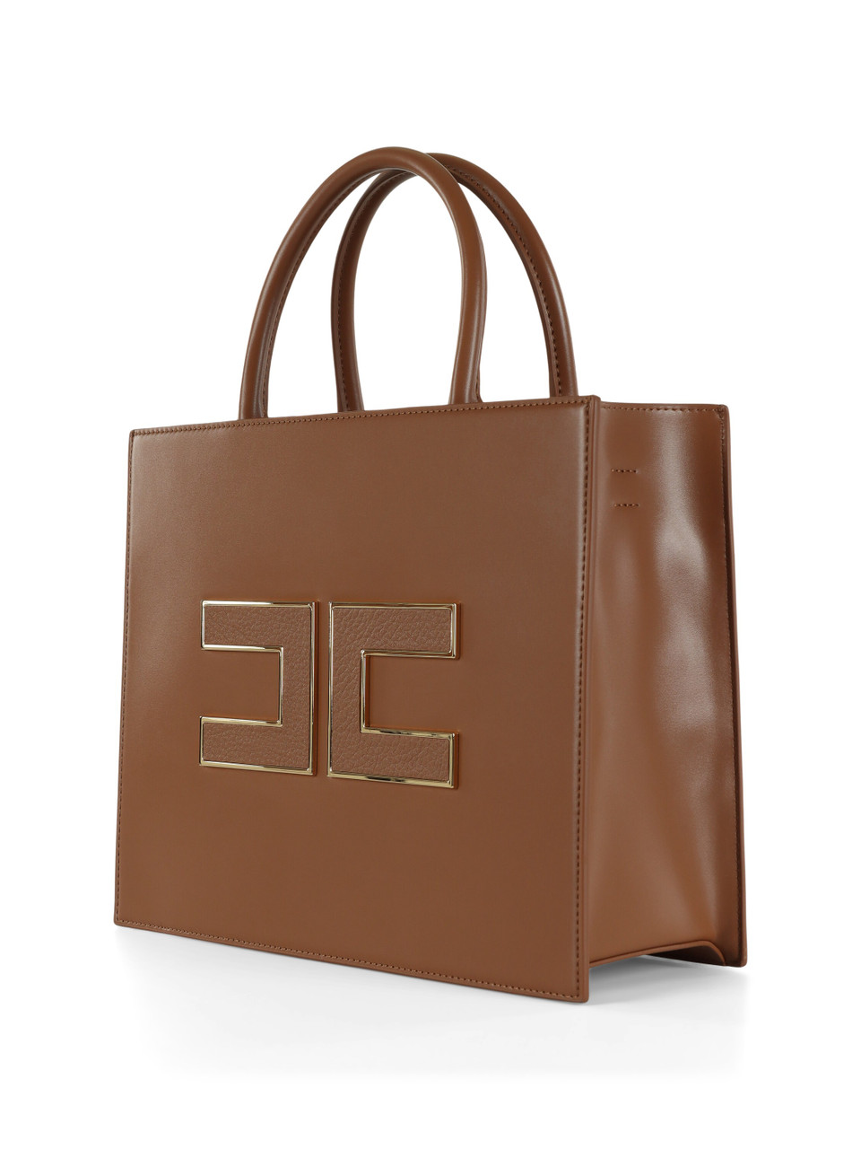 Leder | Tote-Bag aus Kunstleder mit Frontlogo