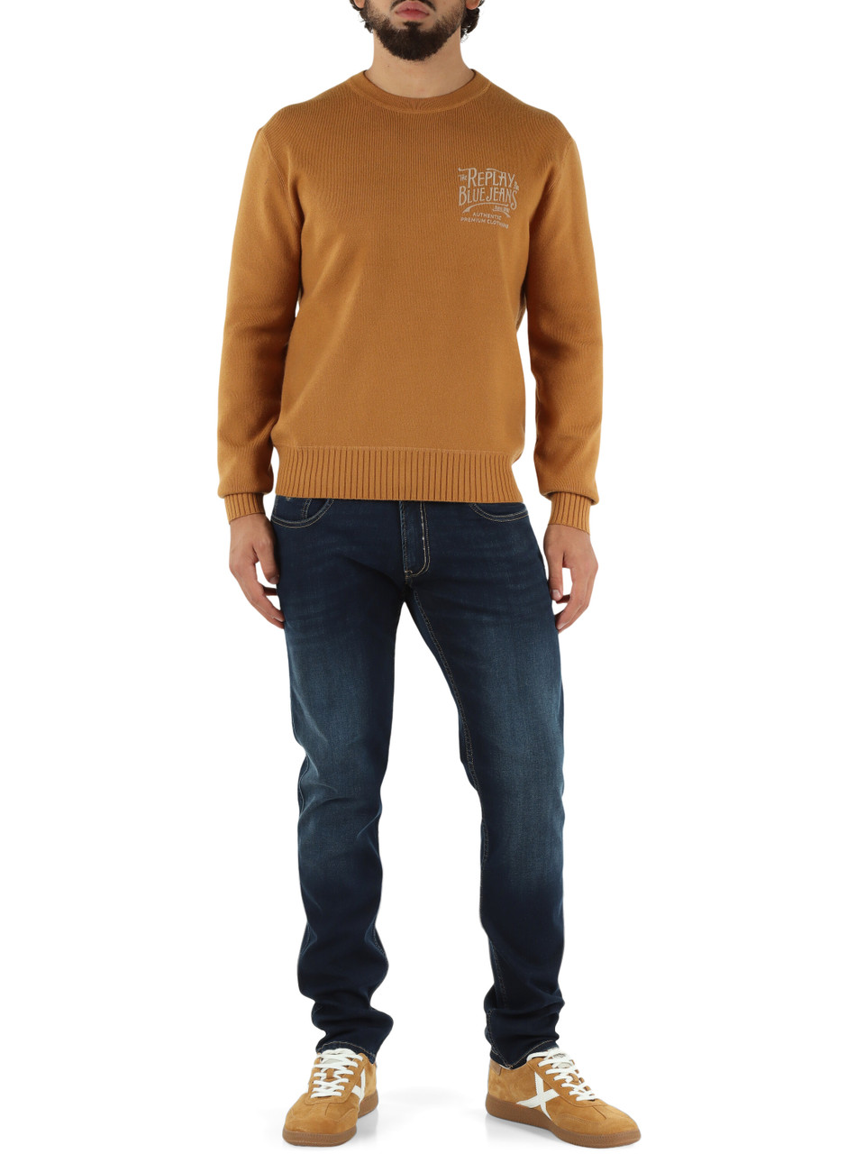 BLU SCURO | Pantaloni jeans cinque tasche ANBASS Slim fit