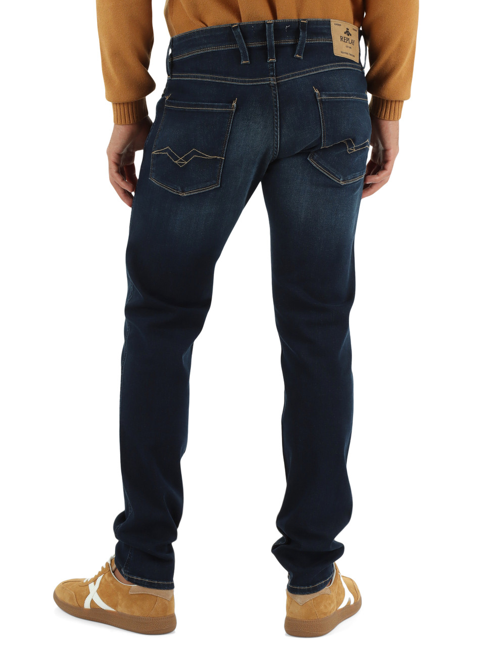 BLU SCURO | Pantaloni jeans cinque tasche ANBASS Slim fit