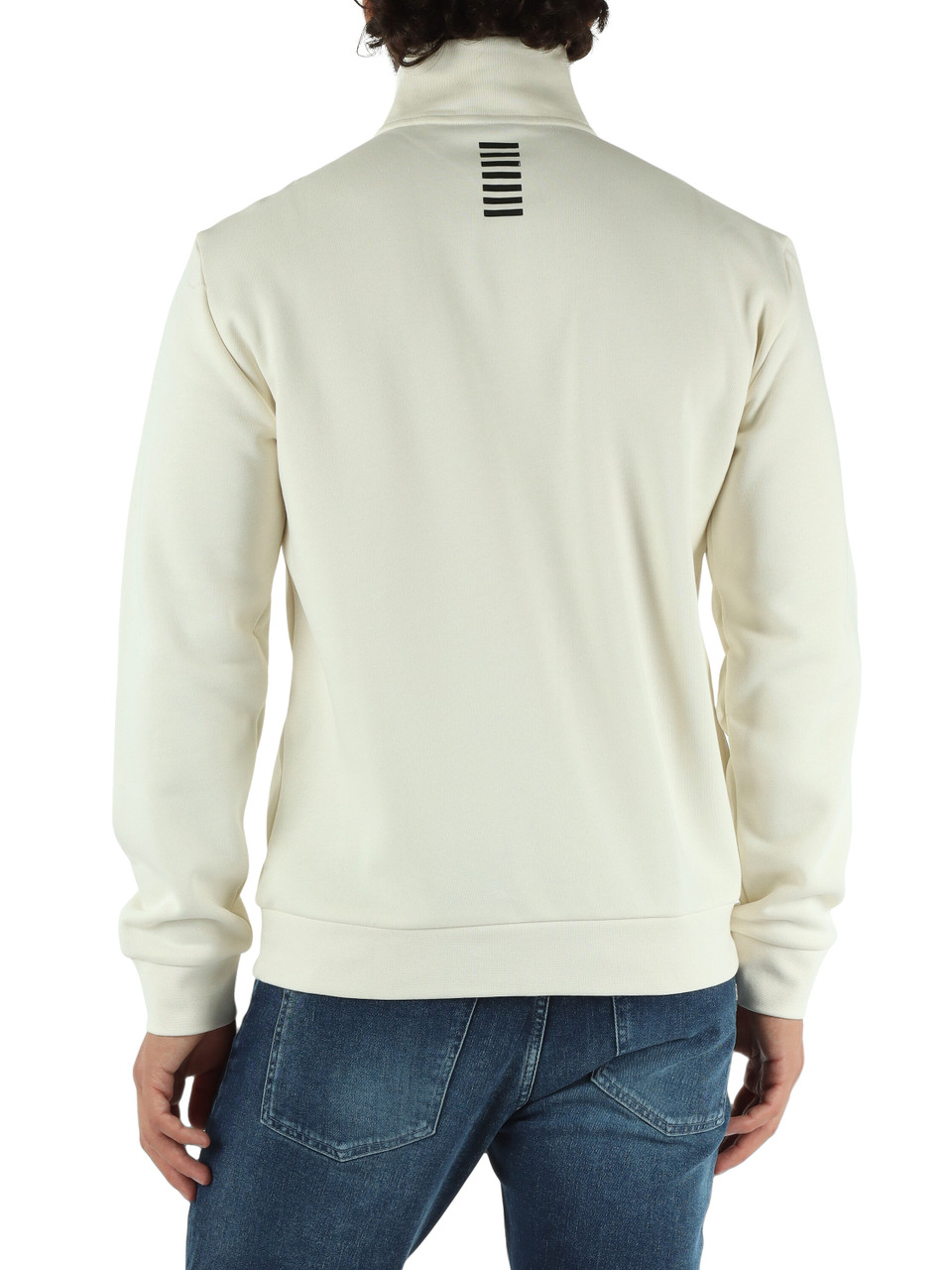 PANNA | Felpa collo a zip modern fit in misto cotone