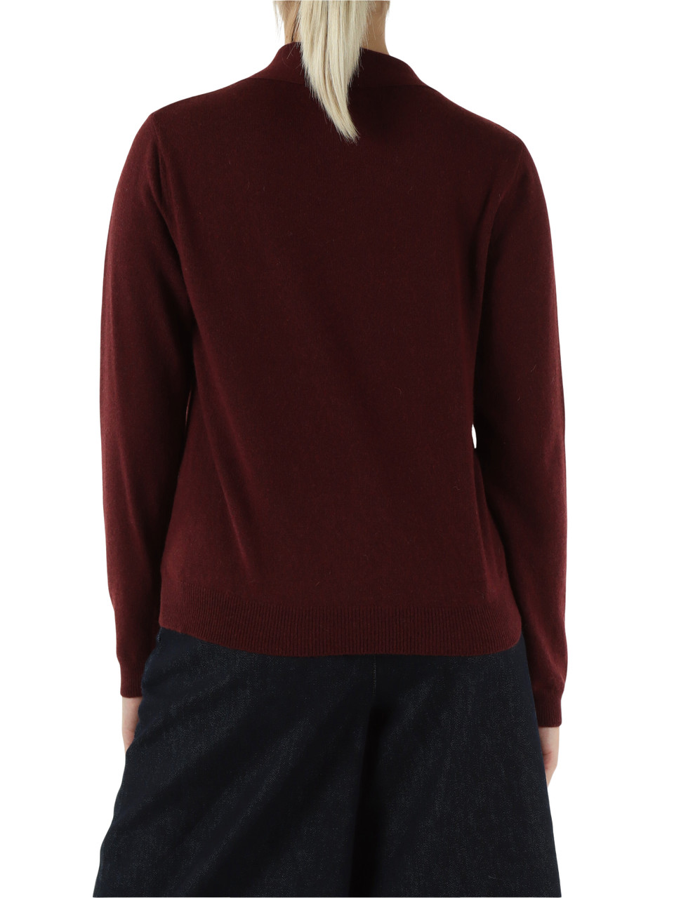 BORDEAUX | Maglia in misto lana, viscosa e cashmere