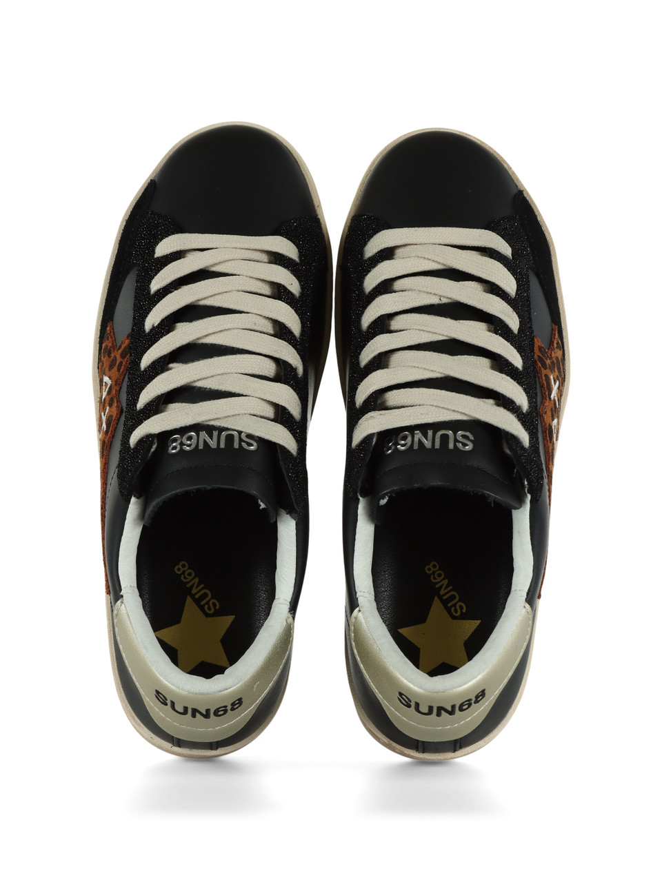 NERO | Sneakers in pelle ed ecopelle KATY LEATHER NERO | Sneakers in pelle ed ecopelle KATY LEATHER