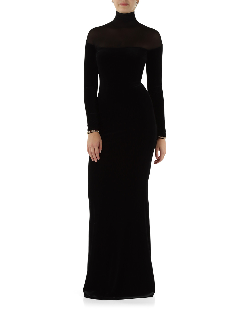 NERO | Abito Red Carpet in velluto