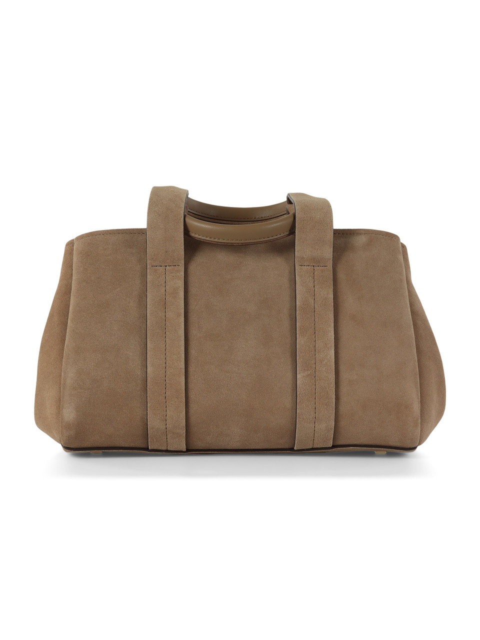 BEIGE | Borsa a mano in suede ROMEE Small