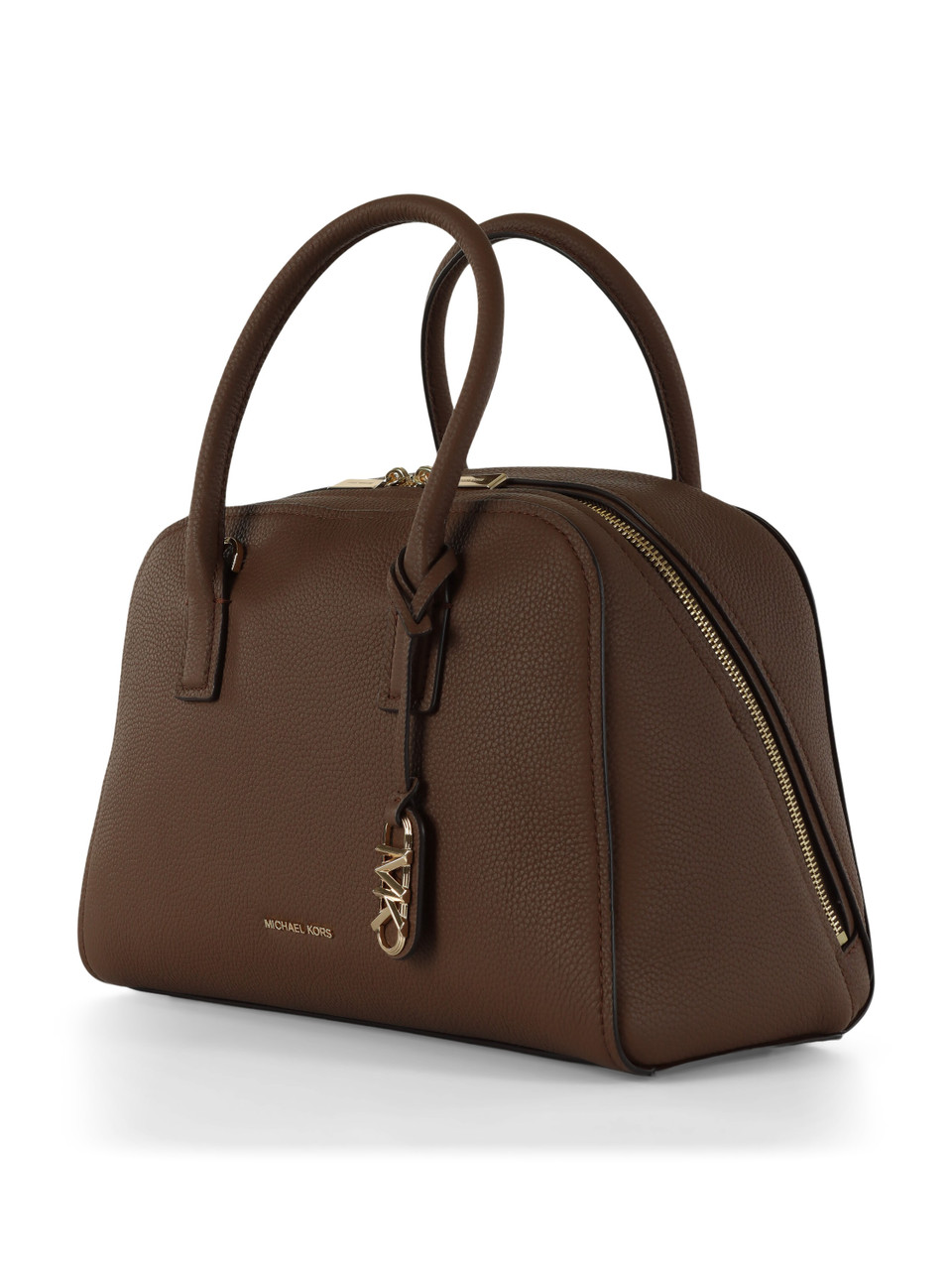 MARRONE CHIARO | Borsa a mano in pelle martellata ASHTON Medium