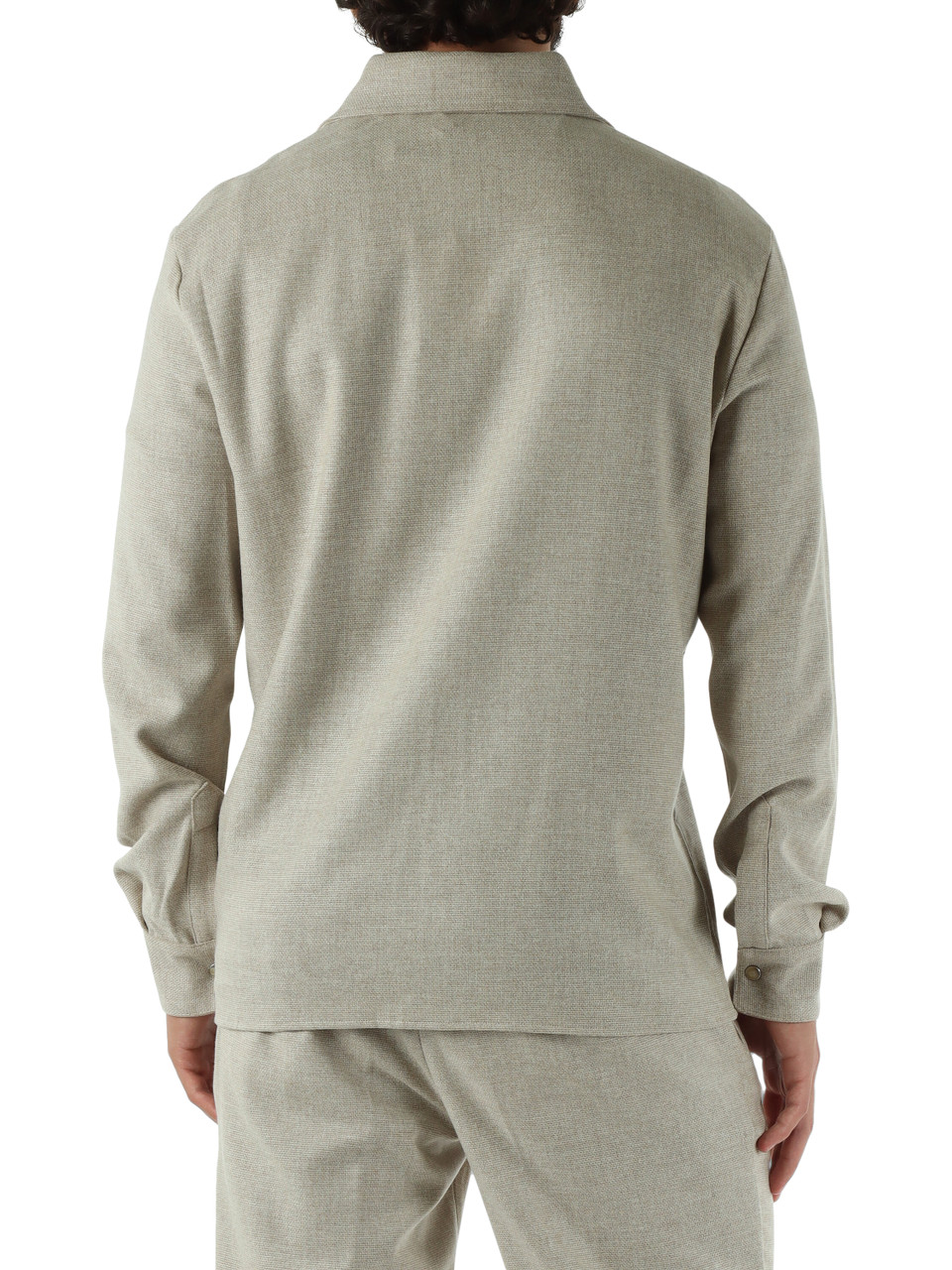 BEIGE | Giacca camicia in lana vergine e cashmere NEXT BEIGE | Giacca camicia in lana vergine e cashmere NEXT