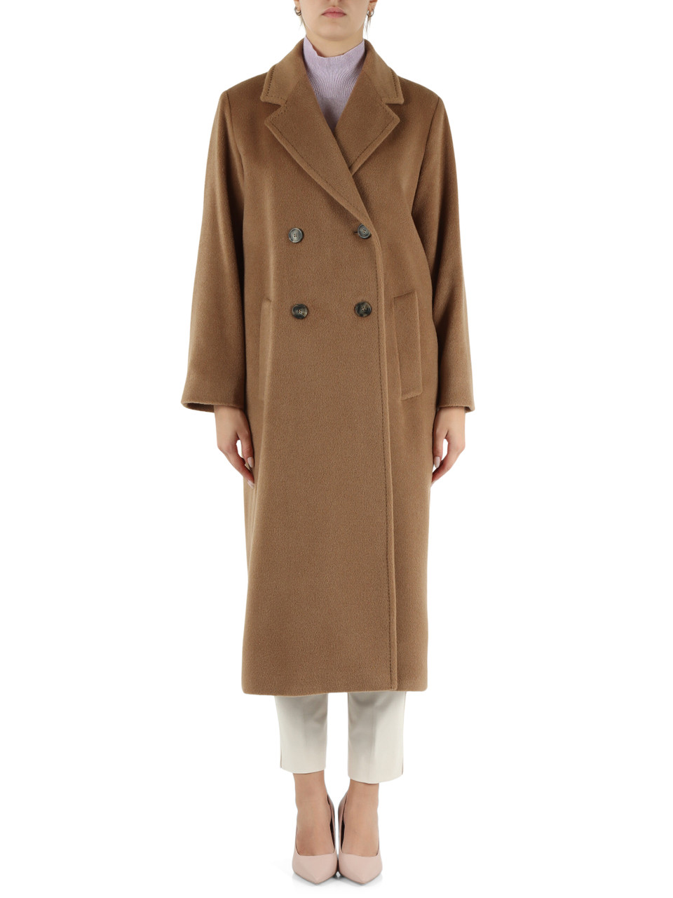 CAMMELLO | WEEKEND: Cappotto ZUFOLO in beaver di lana, alpaca e mohair