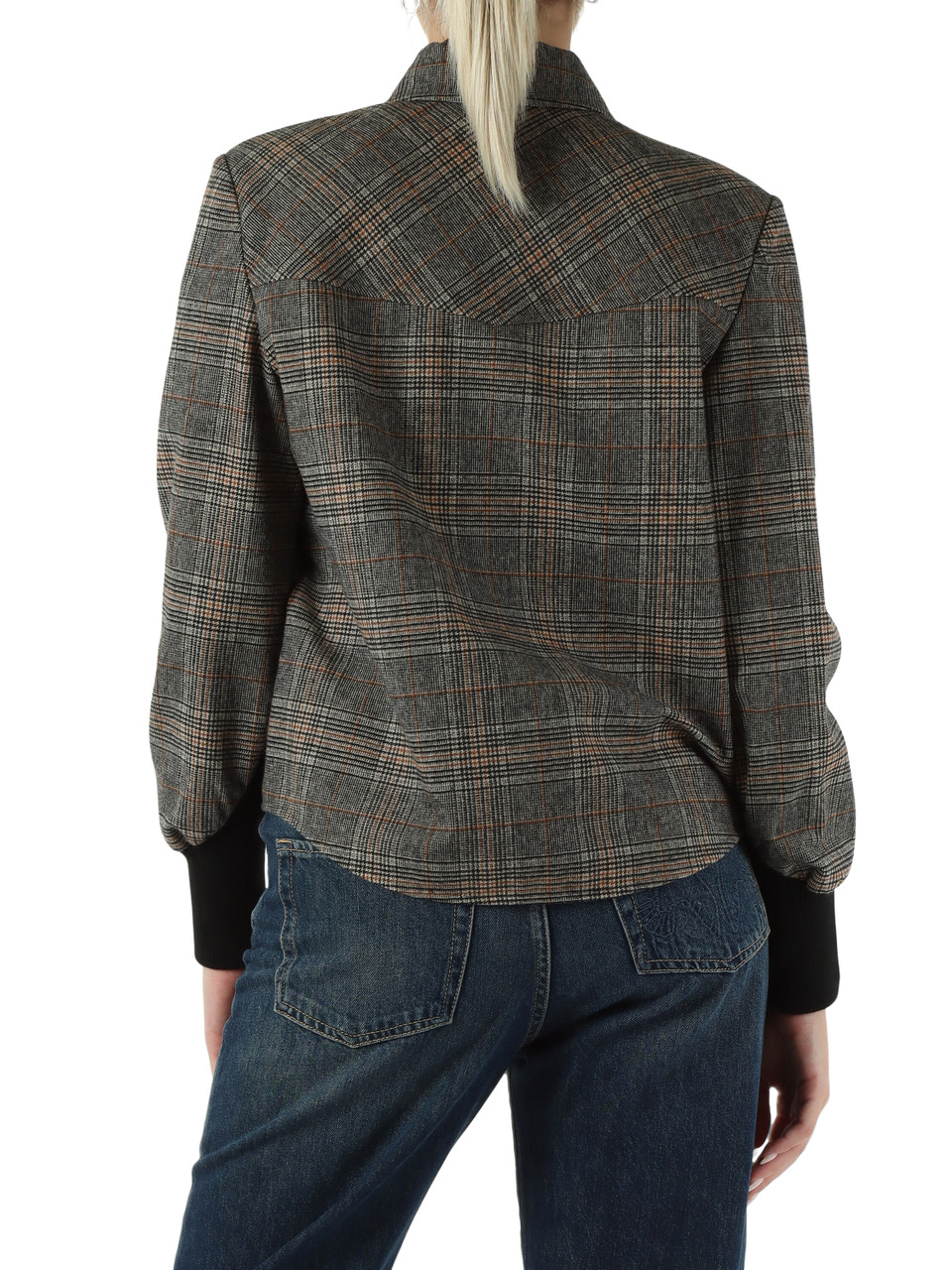 NERO | Camicia BERTA in misto lana con spalline NERO | Camicia BERTA in misto lana con spalline