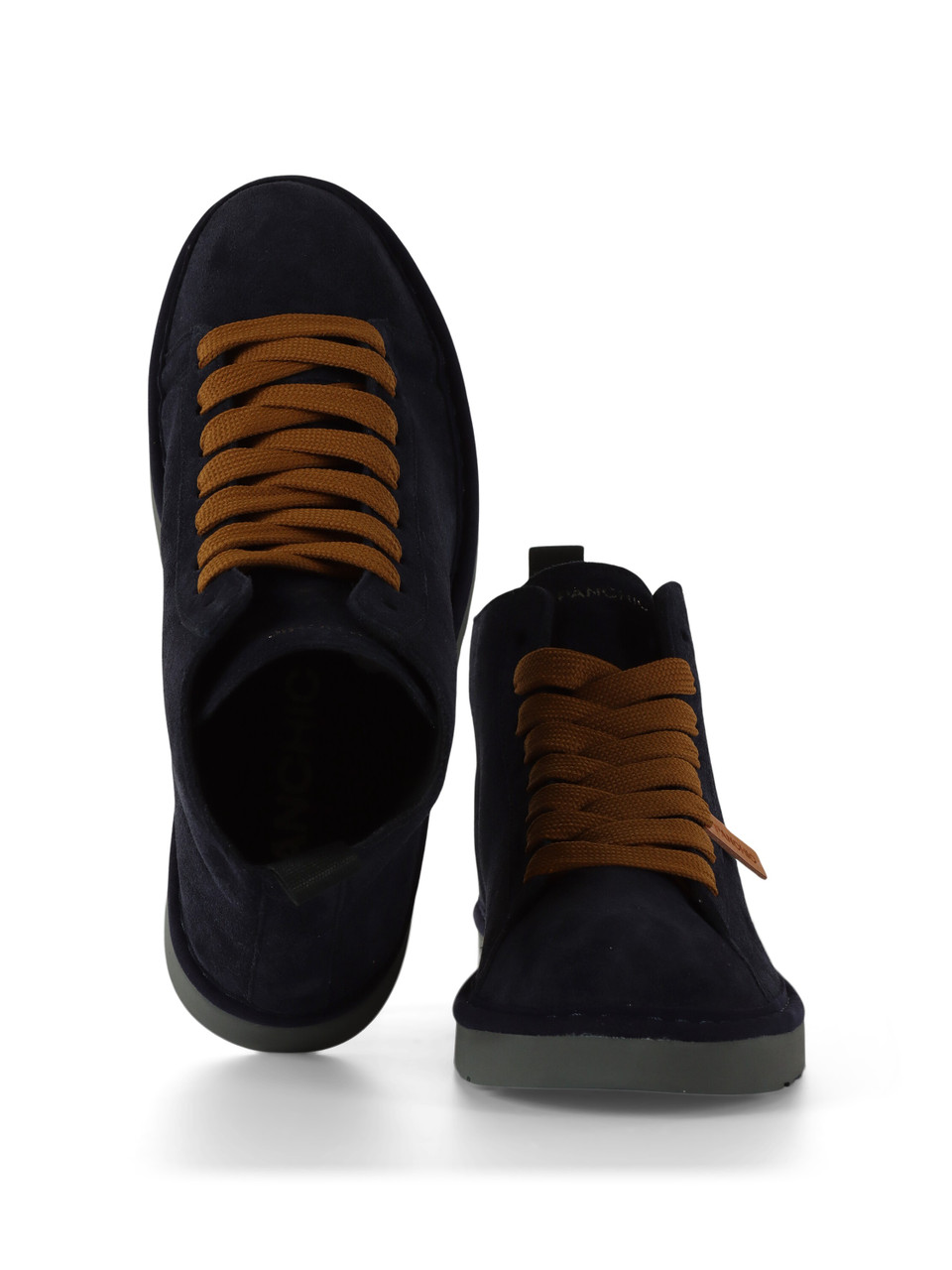 BLU SCURO | Stivaletti stringati P001 in suede BLU SCURO | Stivaletti stringati P001 in suede