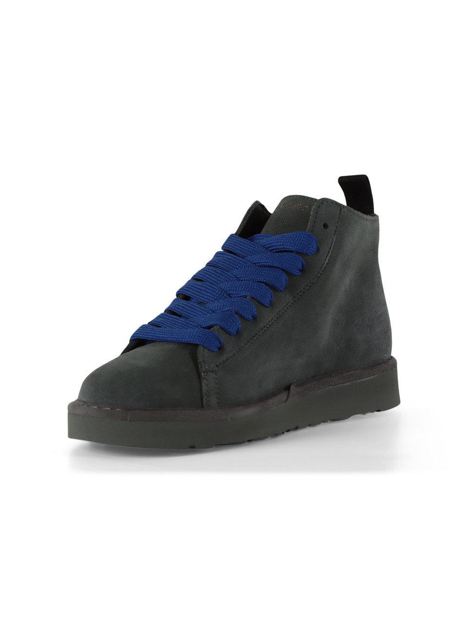 GRIGIO SCURO | Stivaletti stringati P001 in suede GRIGIO SCURO | Stivaletti stringati P001 in suede