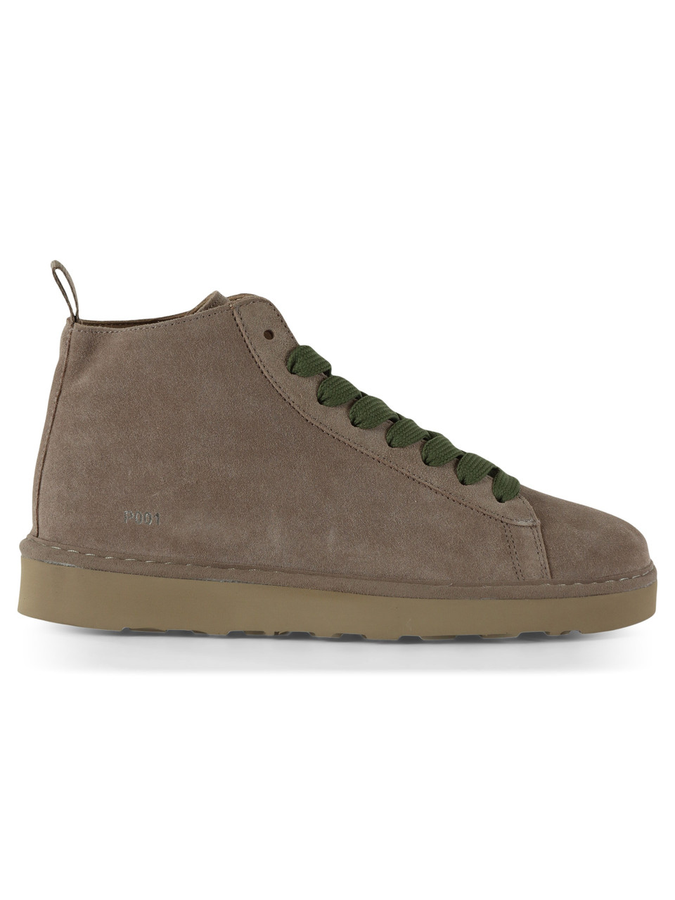 BEIGE | Stivaletti stringati P001 in suede BEIGE | Stivaletti stringati P001 in suede