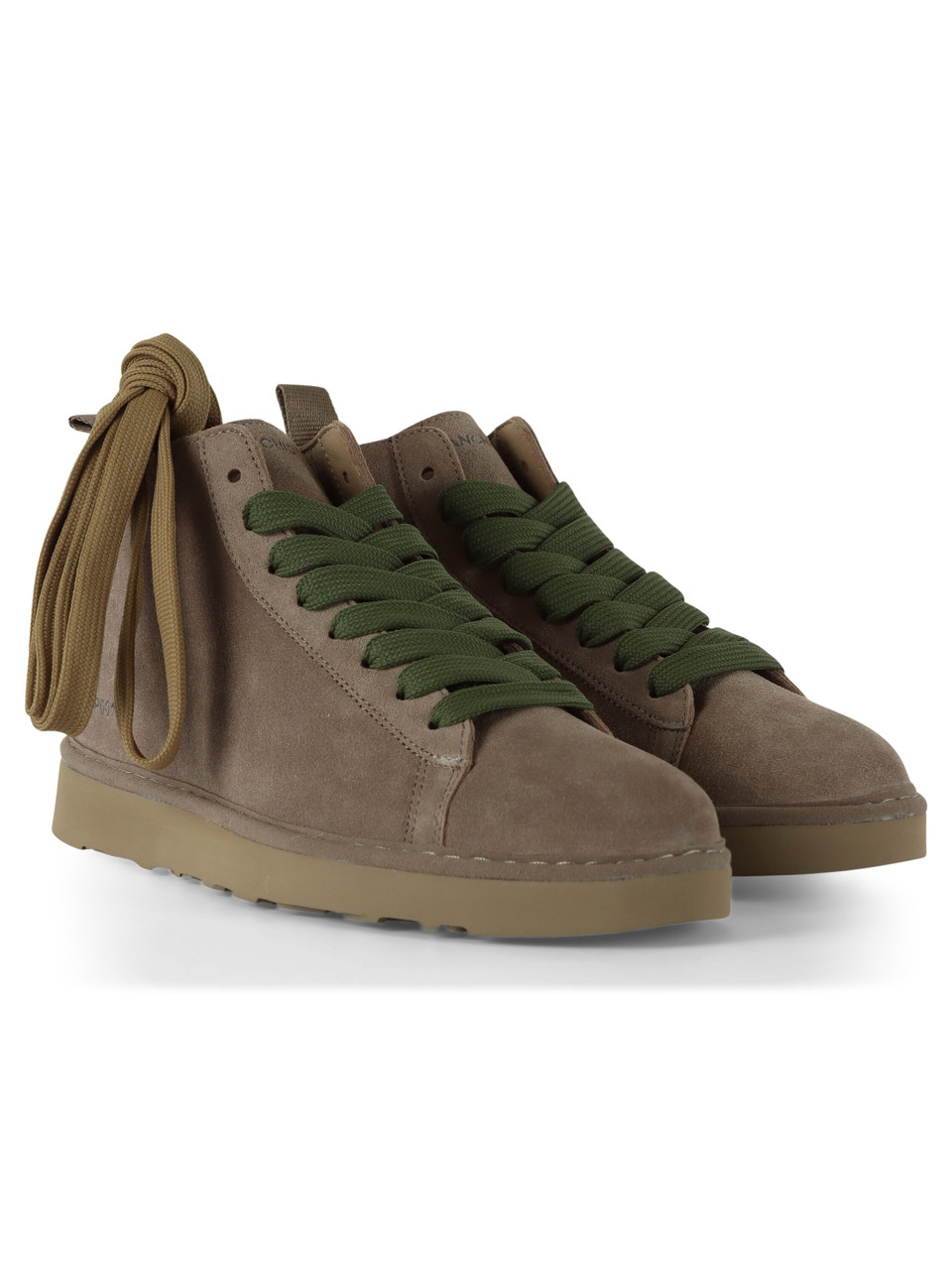 BEIGE | Stivaletti stringati P001 in suede BEIGE | Stivaletti stringati P001 in suede