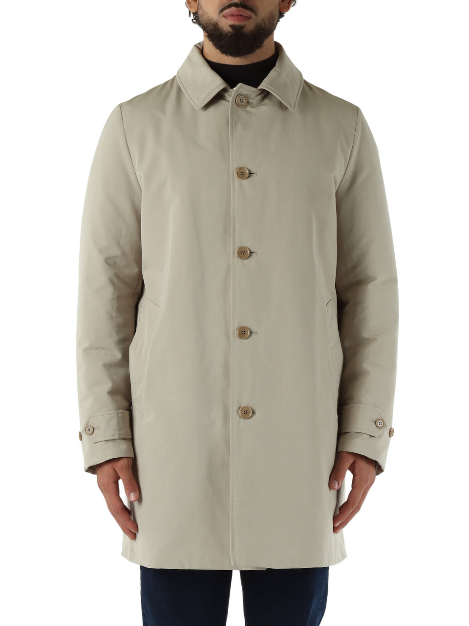 BEIGE | Wasserdichter Parka aus Baumwollmischung VODKA LE