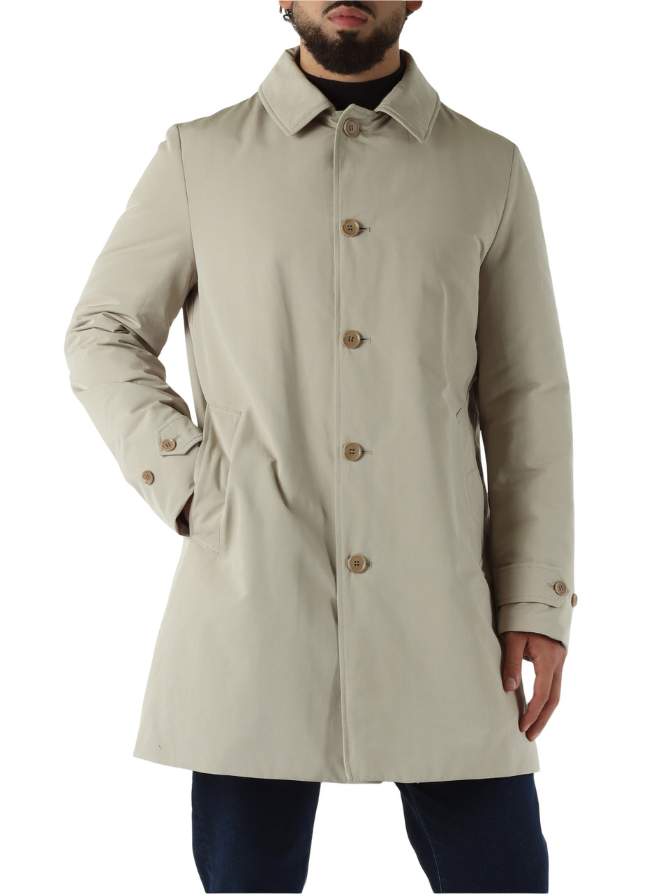 BEIGE | Giaccone impermeabile in misto cotone VODKA LE BEIGE | Giaccone impermeabile in misto cotone VODKA LE