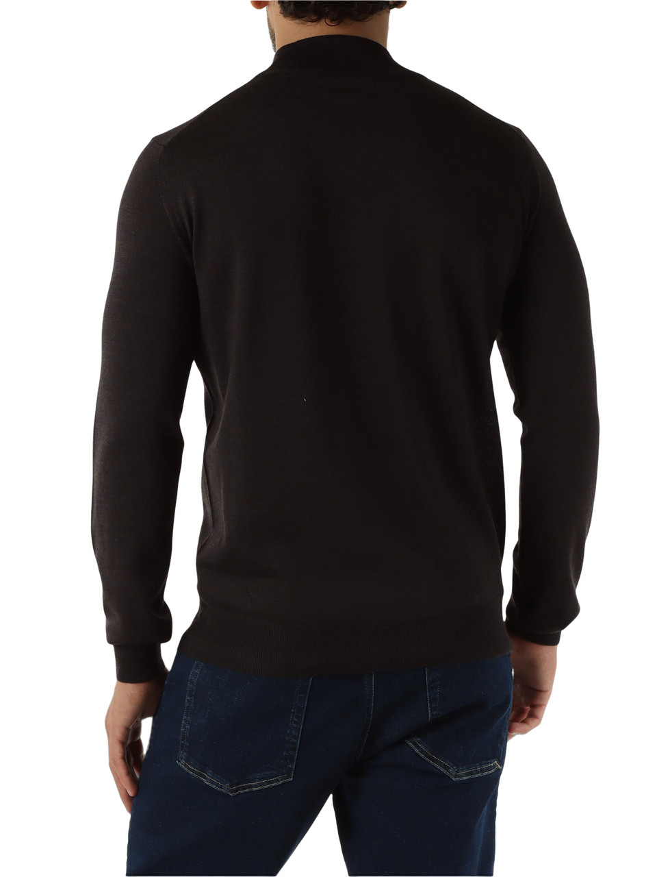 GRIGIO SCURO | Maglia collo a lupetto in lana merino GRIGIO SCURO | Maglia collo a lupetto in lana merino