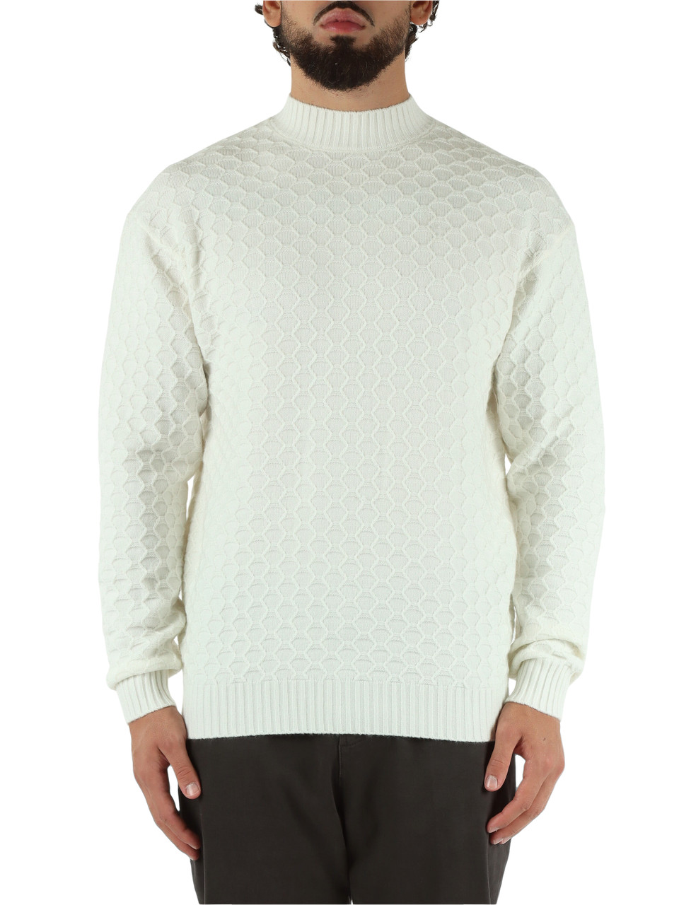 PANNA | Maglia in misto lana con motivo decorativo PANNA | Maglia in misto lana con motivo decorativo