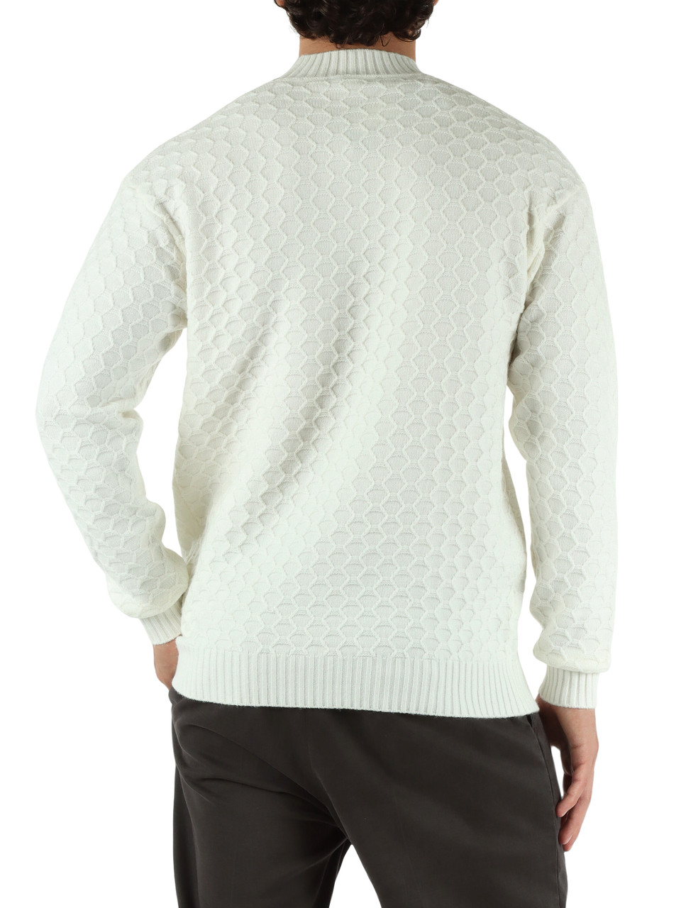 PANNA | Maglia in misto lana con motivo decorativo PANNA | Maglia in misto lana con motivo decorativo