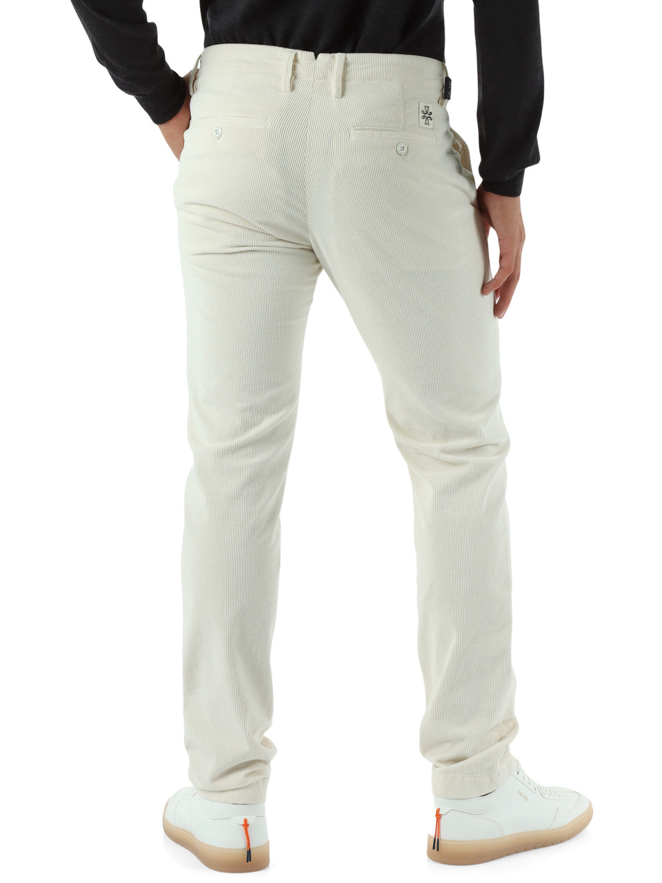 PANNA | Pantalone tasche america in corduroy BOBBY slim fit