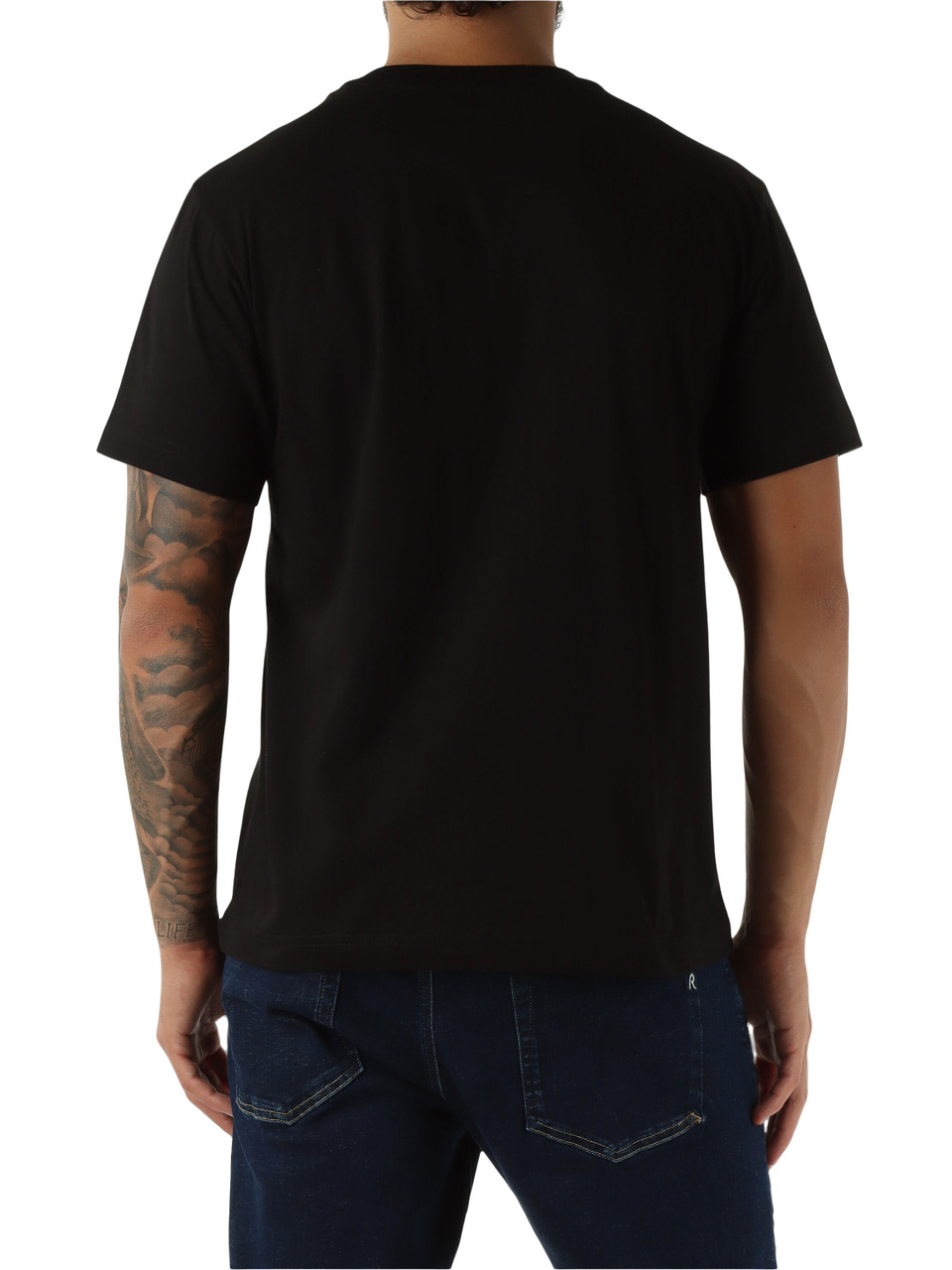 NERO | T-shirt in cotone con stampa logo frontale NERO | T-shirt in cotone con stampa logo frontale