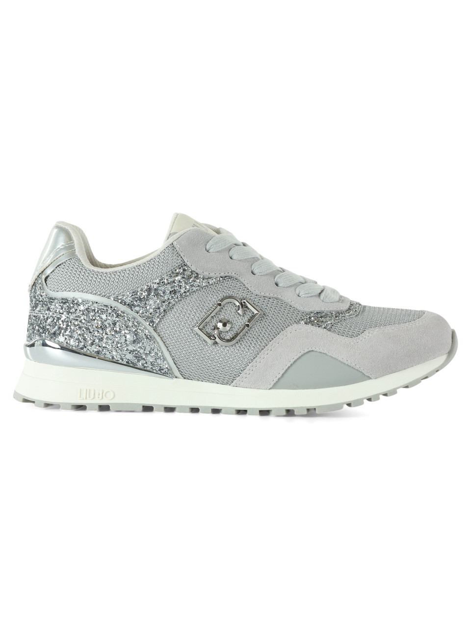 GRIGIO | Sneakers in pelle e tessuto LIU JO MAXI WONDER LOW 02 GRIGIO | Sneakers in pelle e tessuto LIU JO MAXI WONDER LOW 02