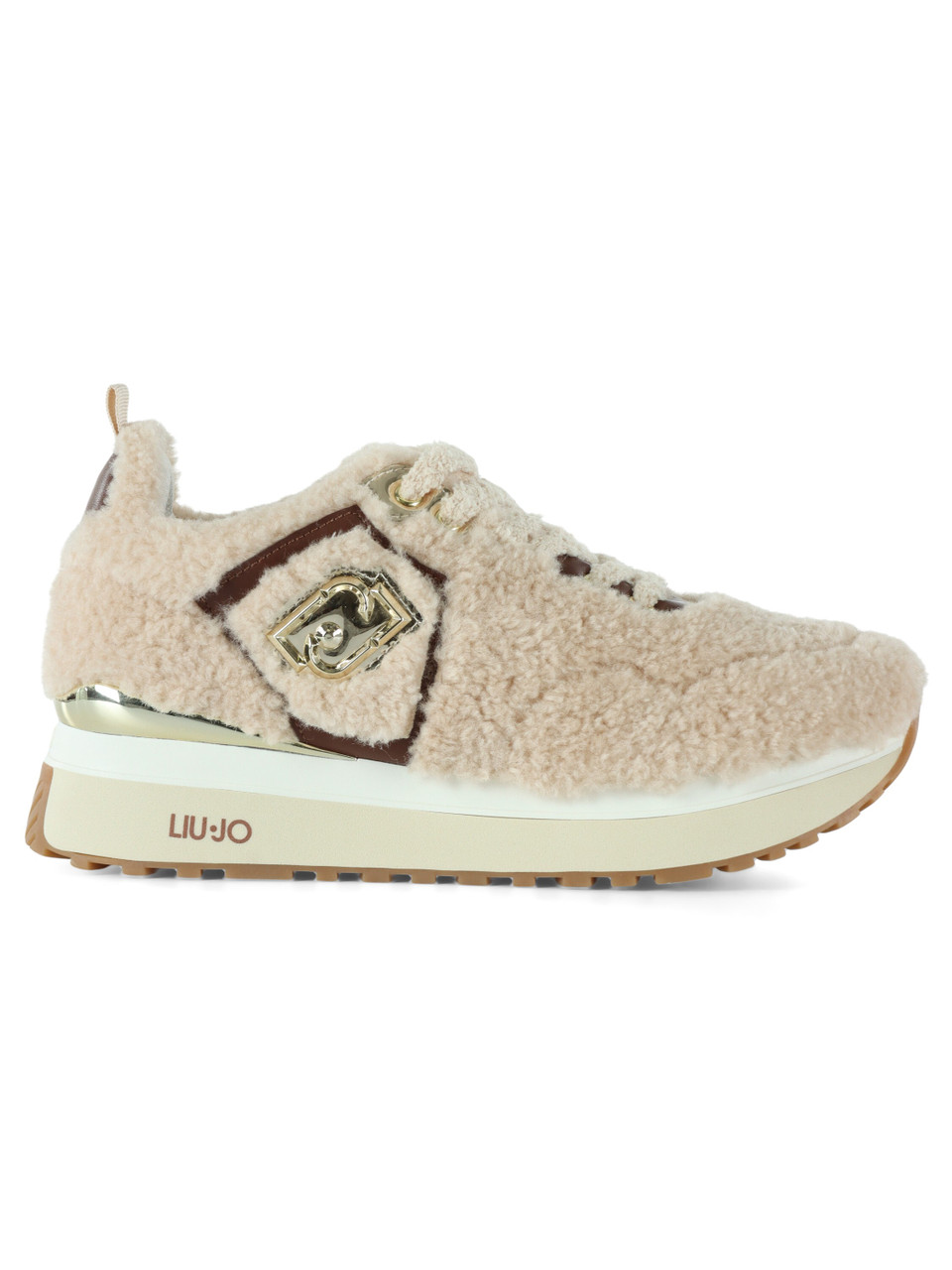 BEIGE | Sneakers LIU JO MAXI WONDER FUR 01 BEIGE | Sneakers LIU JO MAXI WONDER FUR 01
