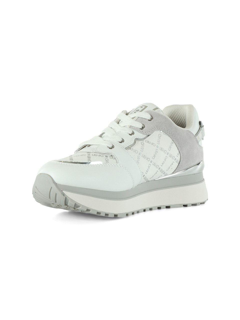 BIANCO | Sneakers in pelle e tessuto LIU JO MAXI WONDER 91 BIANCO | Sneakers in pelle e tessuto LIU JO MAXI WONDER 91