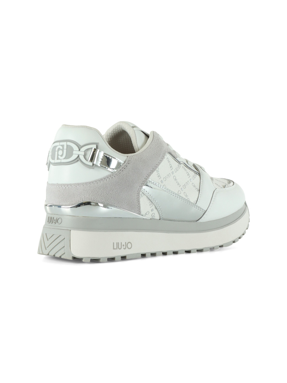 BIANCO | Sneakers in pelle e tessuto LIU JO MAXI WONDER 91 BIANCO | Sneakers in pelle e tessuto LIU JO MAXI WONDER 91
