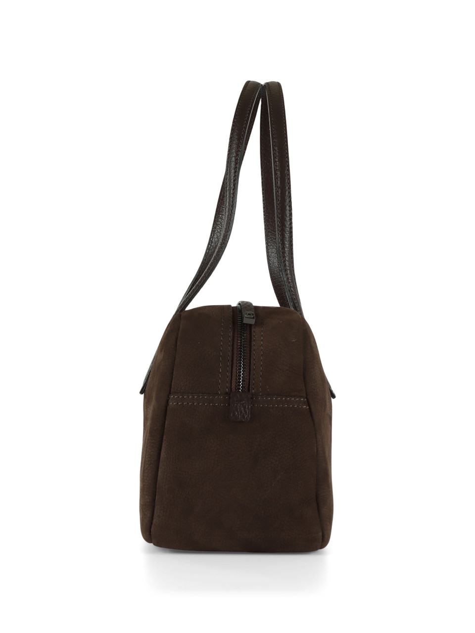 MARRONE | Borsa a spalla in nabuk ARYNA
