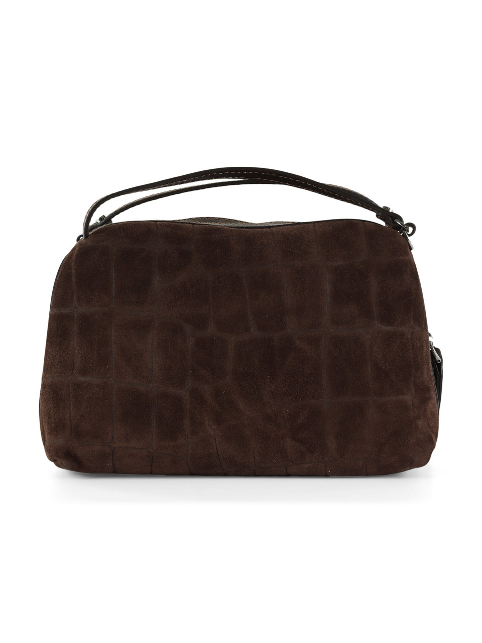 MARRONE | Borsa a mano ALIFA in suede motivo cocco MARRONE | Borsa a mano ALIFA in suede motivo cocco