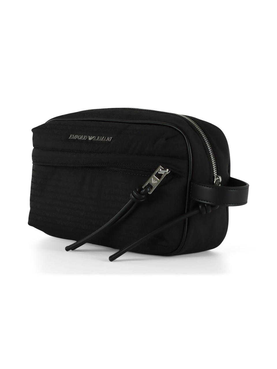 NERO | Beauty case in tessuto tecnico con motivo logo NERO | Beauty case in tessuto tecnico con motivo logo