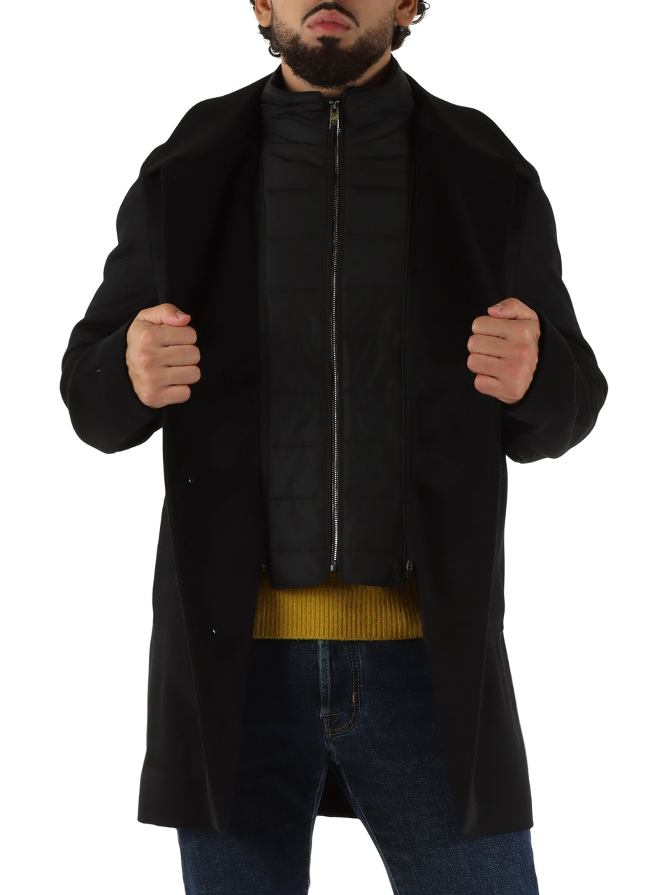 NERO | Cappotto in lana e cashmere