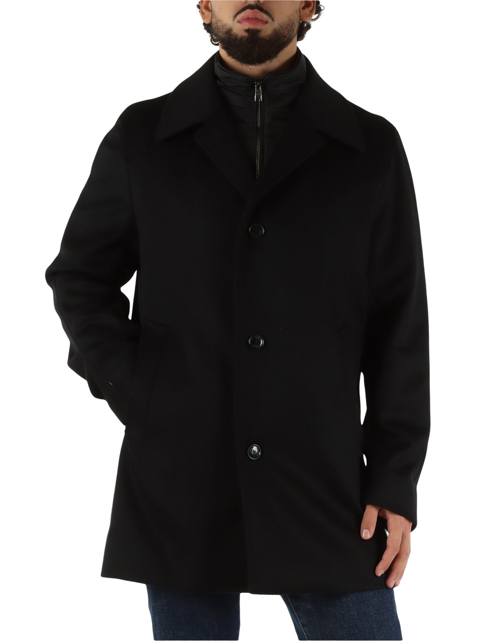 NERO | Cappotto in lana e cashmere