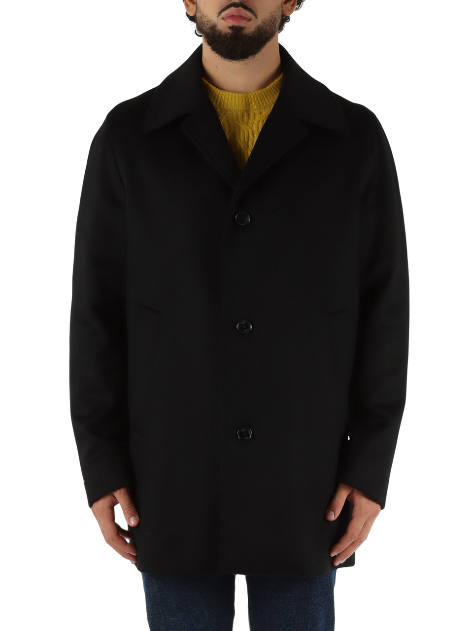 NERO | Cappotto in lana e cashmere