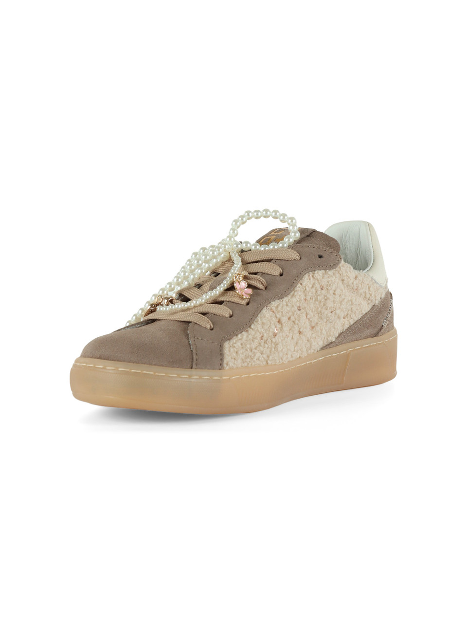 MARRONE CHIARO | Sneakers in suede e tessuto BLUE30A