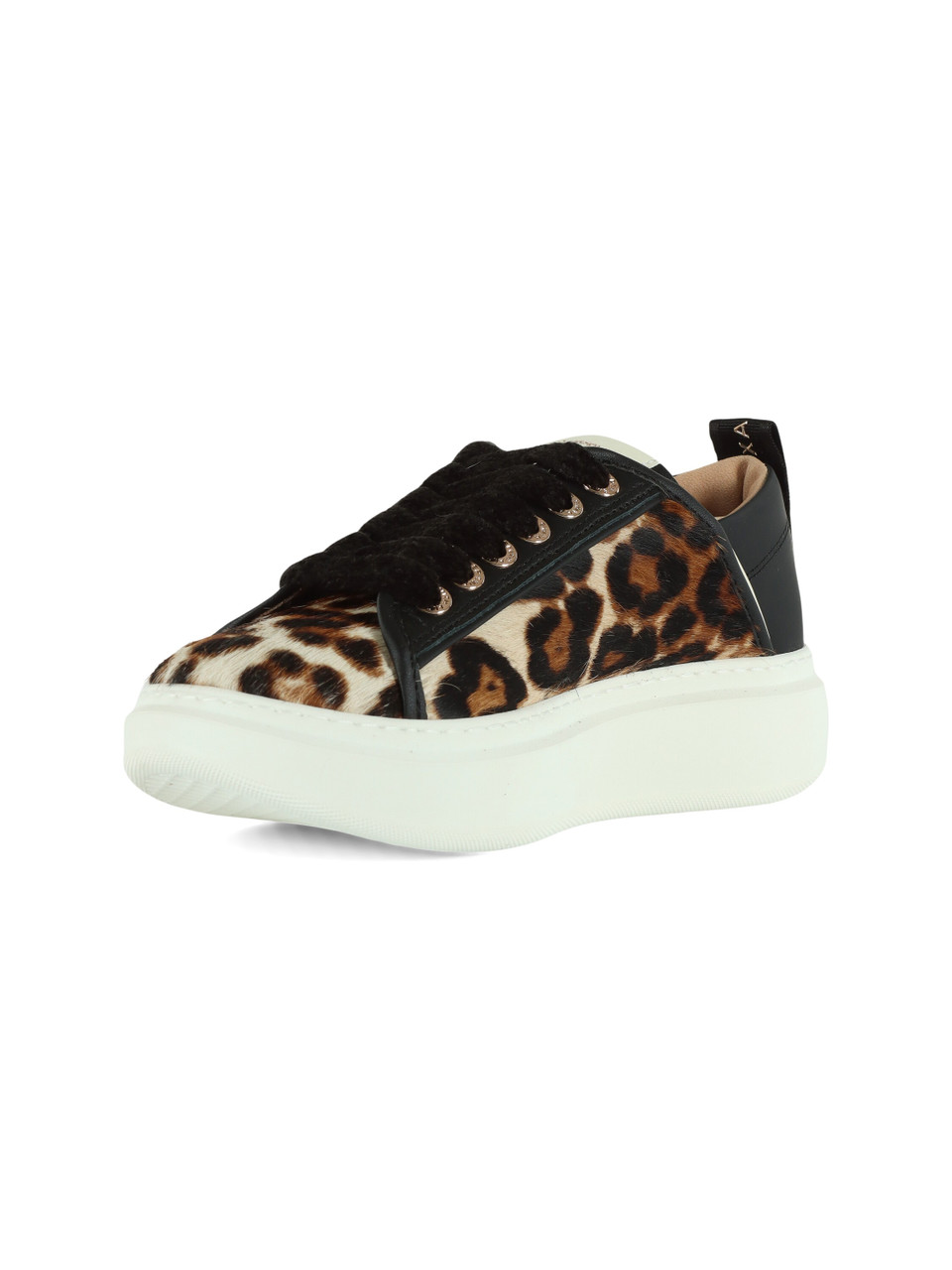 Animalier | WEMBLEY Sneakers aus Leder und Ponyfell