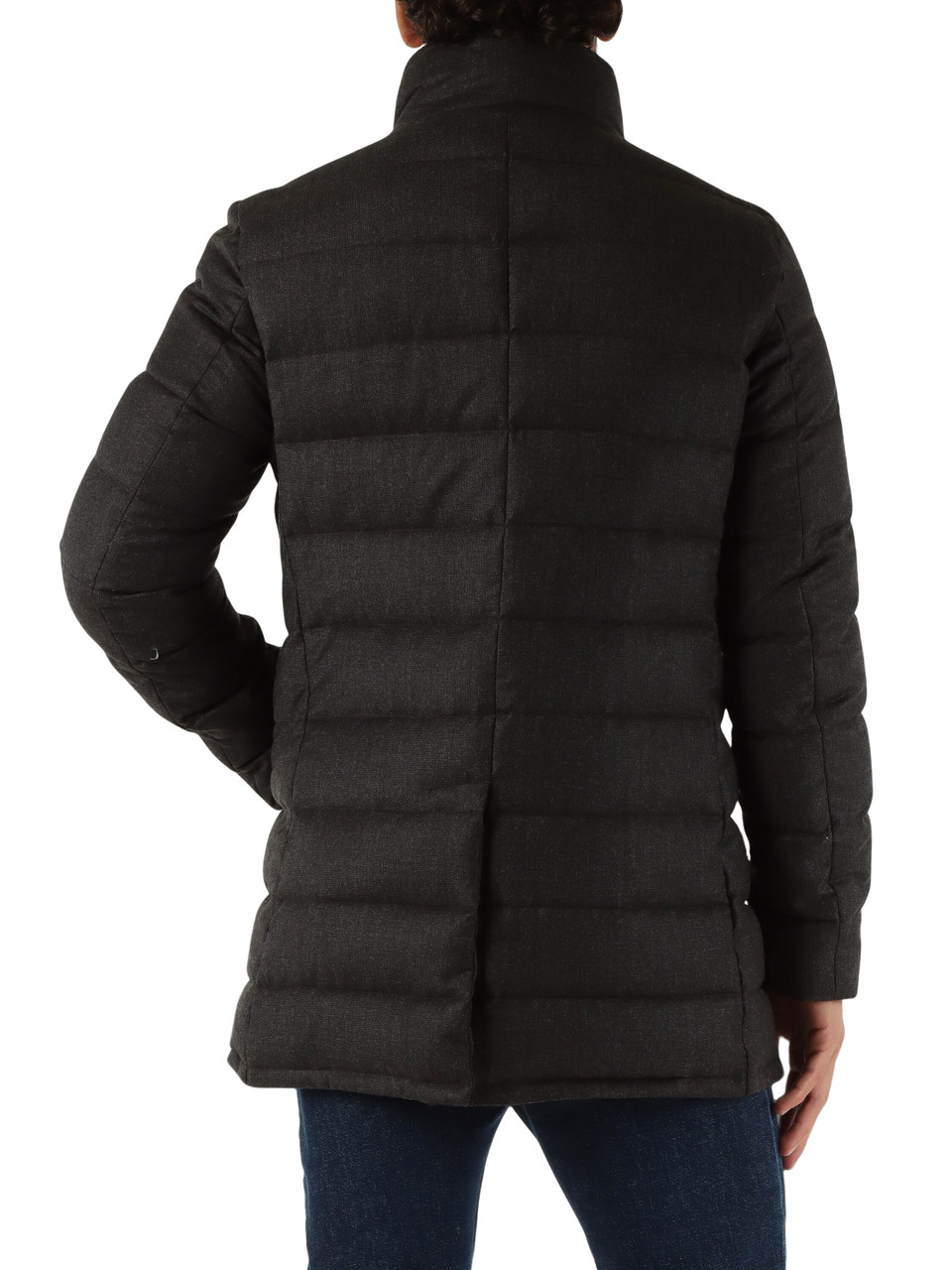 MARRONE | Piumino in lana vergine CALEGARI-FF